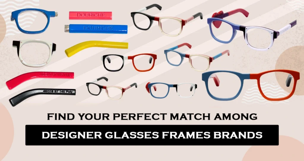 Designer Glasses with Clear Frames